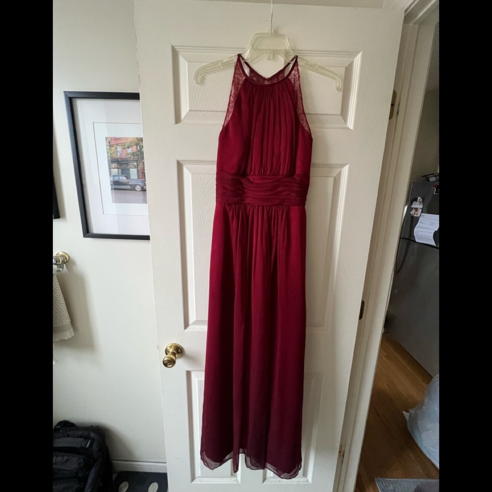 Cranberry Bridesmaid dress